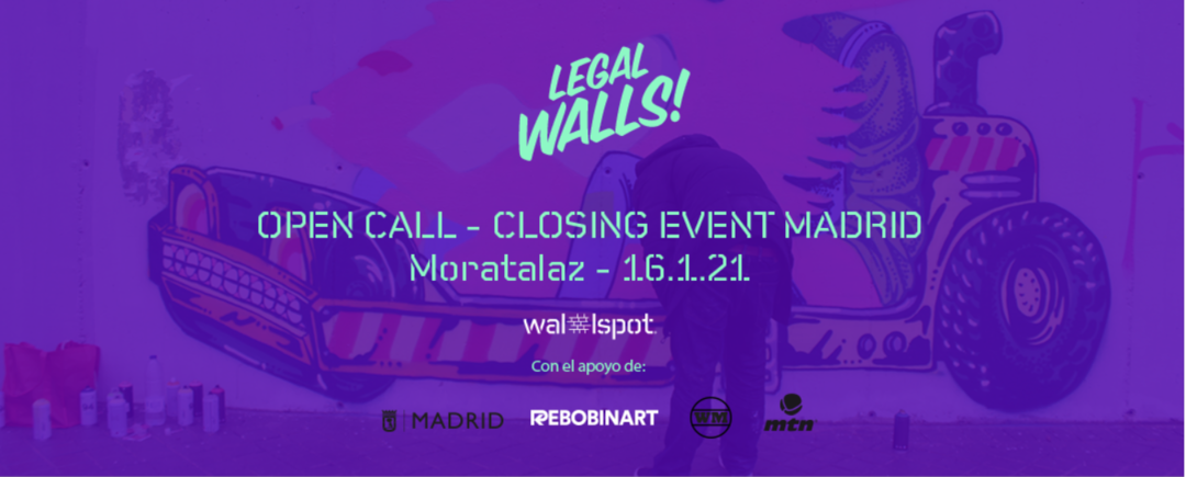 Wallspot Post - Convocatòria col·lectiva pel tancament del mur de Moratalaz a Madrid