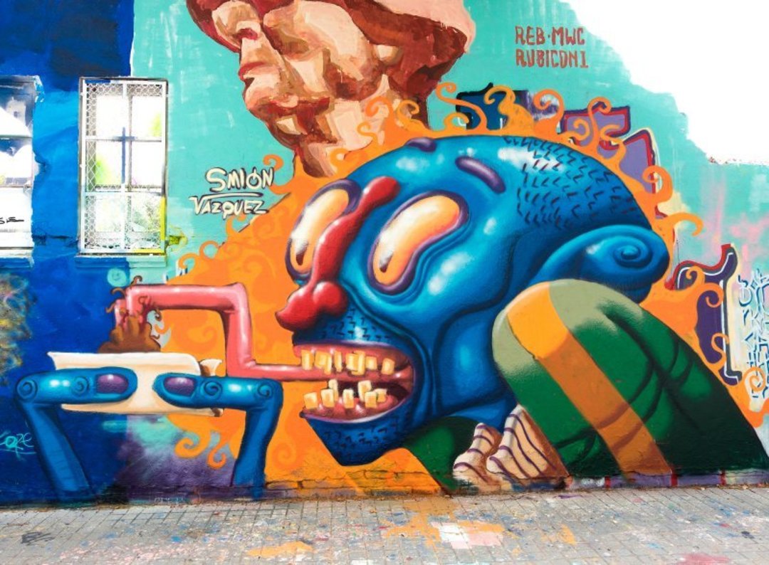 Wallspot - Simon -  - Barcelona - Agricultura - Graffity - Legal Walls - 