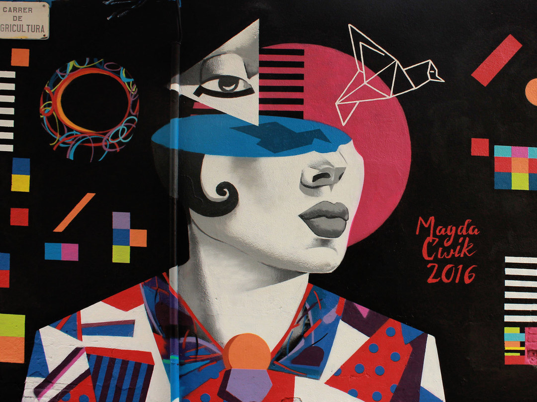 Wallspot - Magda Ćwik - Free Your Mind - Barcelona - Agricultura - Graffity - Legal Walls - Illustration