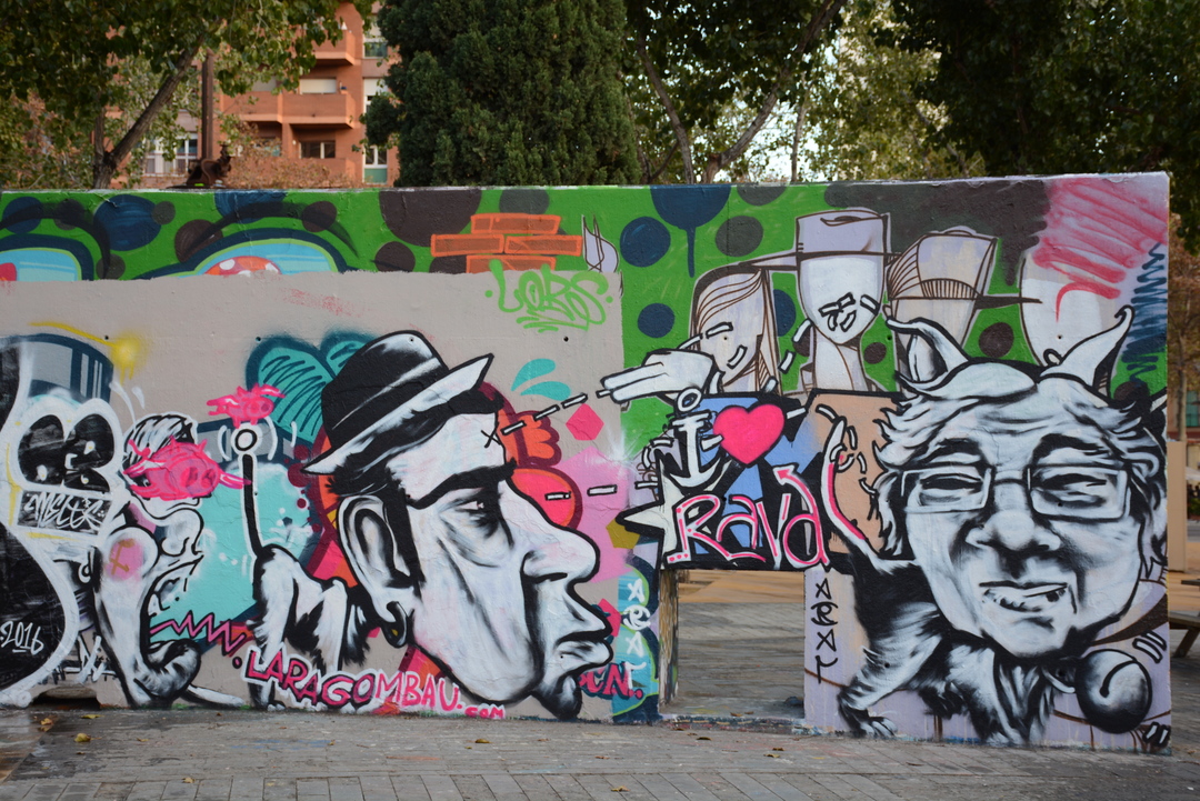 Wallspot - Lluís Olivé - Lluís Olivé -  30/11/2016 - Barcelona - Tres Xemeneies - Graffity - Legal Walls - Ilustración
