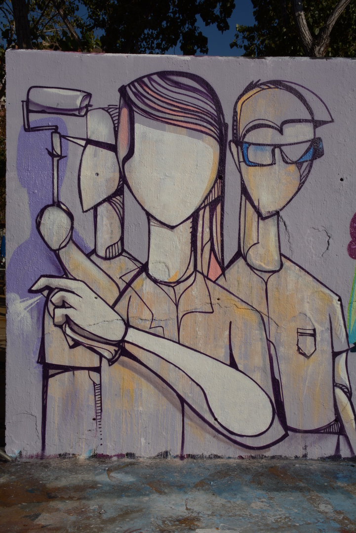 Wallspot - Lluís Olivé - P3X - Barcelona - Tres Xemeneies - Graffity - Legal Walls - Ilustración - Artist - RIM CHIARADIA