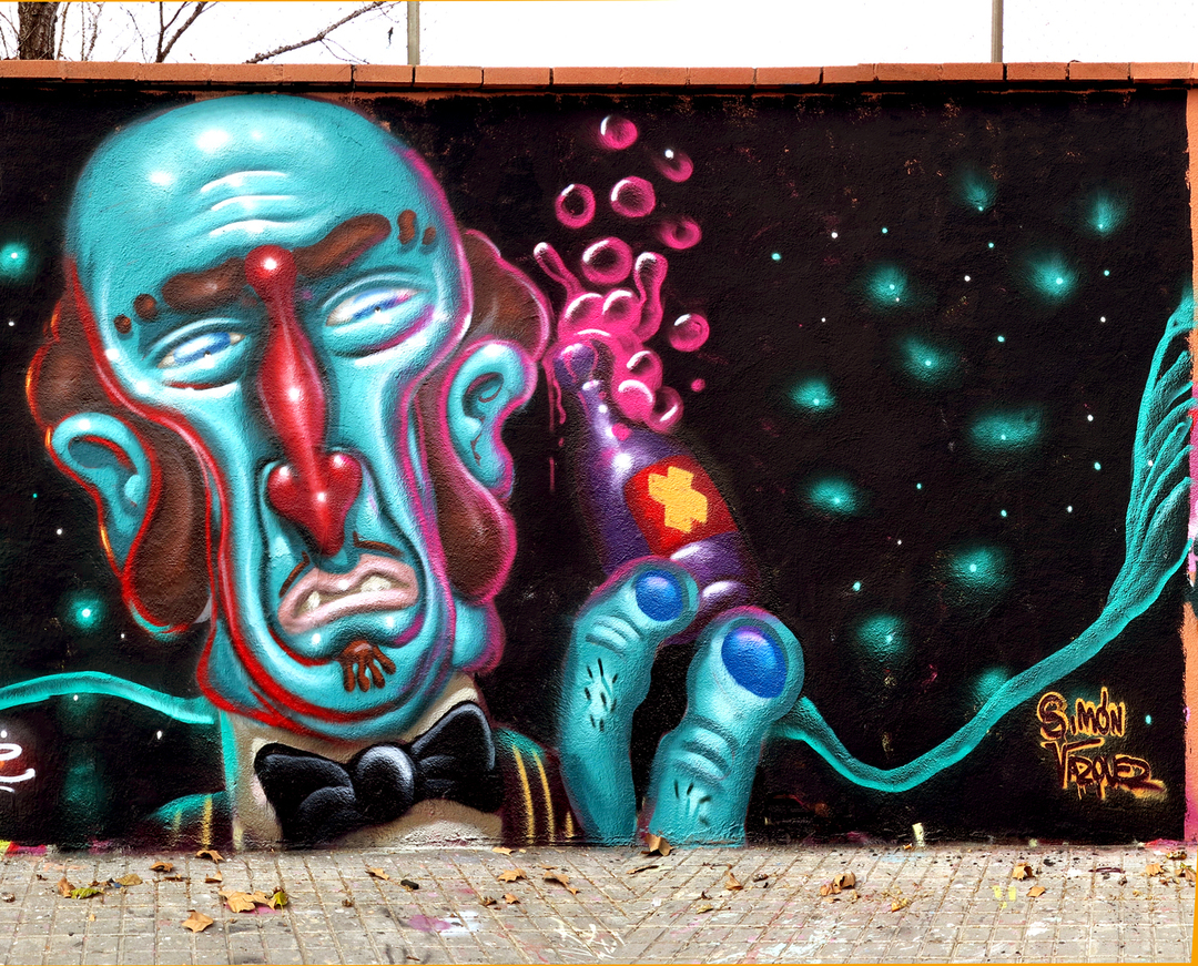 Wallspot - Simon - Agricultura - Simon - Barcelona - Agricultura - Graffity - Legal Walls - Illustration