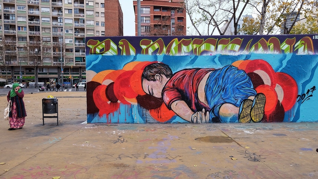 Wallspot - Fer Alcalá - Makein Muxkil - Barcelona - Tres Xemeneies - Graffity - Legal Walls - Others - Artist - makein muxkil