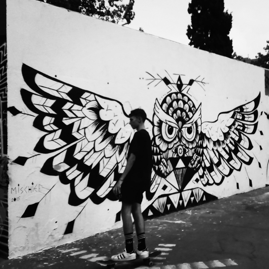 Wallspot - Rockaxson - Rockaxson - Proyecto 10/04/2017 - Barcelona - Tres Xemeneies - Graffity - Legal Walls - Il·lustració - Artist - mischief