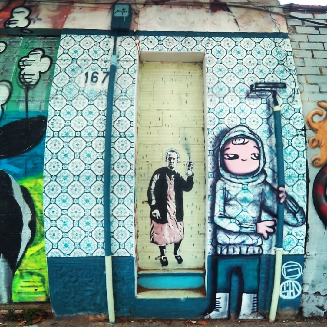 Wallspot - Rockaxson - Grandma - Barcelona - Selva de Mar - Graffity - Legal Walls - Il·lustració