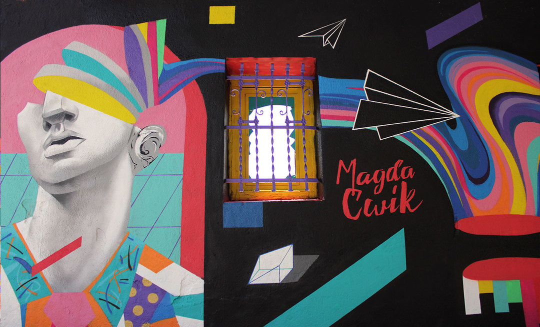 Wallspot - Magda Ćwik - Inside Out - Barcelona - Western Town - Graffity - Legal Walls - Il·lustració, Altres