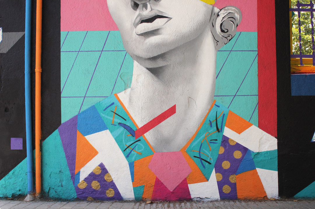 Wallspot - Magda Ćwik - Inside Out - Barcelona - Western Town - Graffity - Legal Walls - Il·lustració, Altres