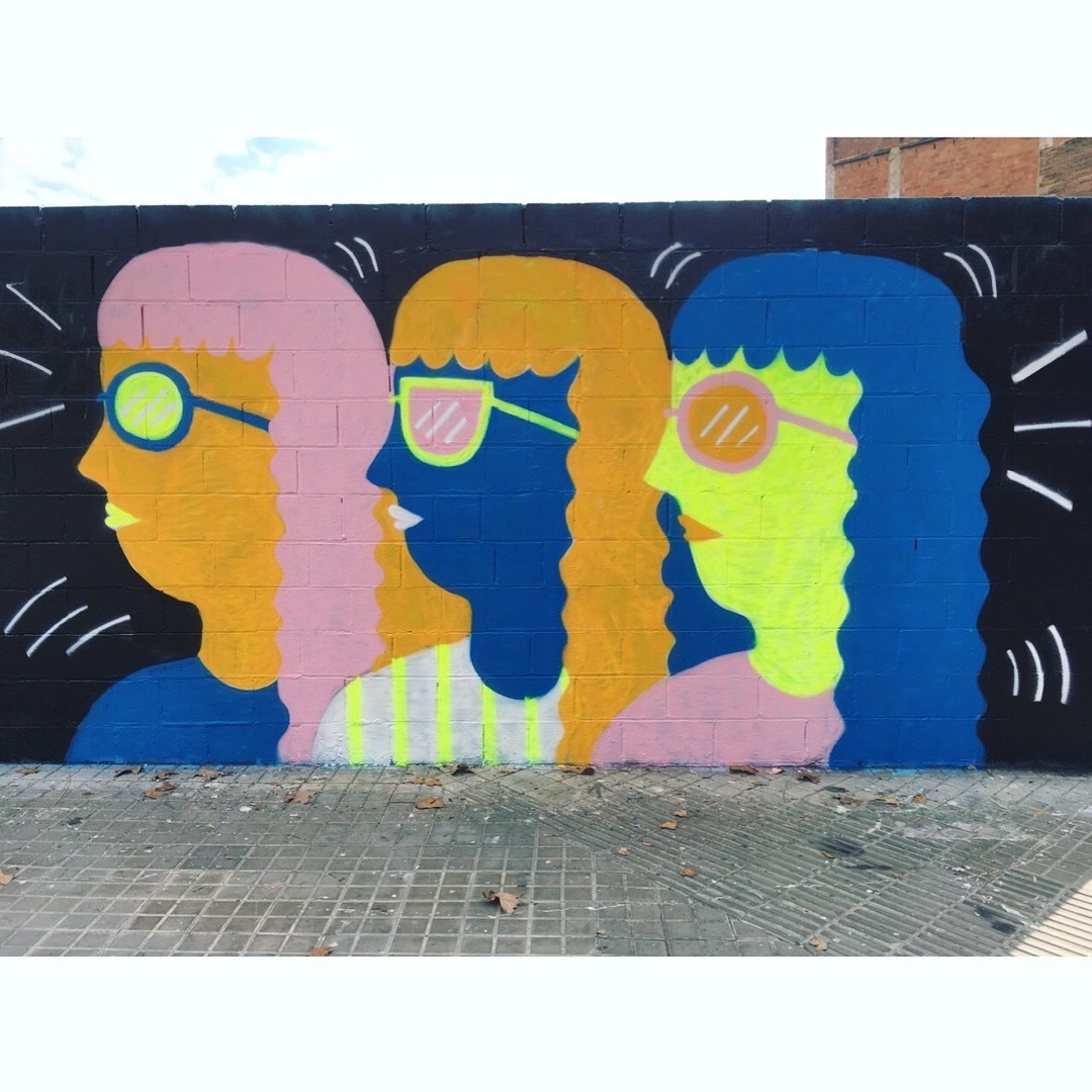Wallspot - EmilyE - Poble Nou - EmilyE - Barcelona - Poble Nou - Graffity - Legal Walls - Illustration