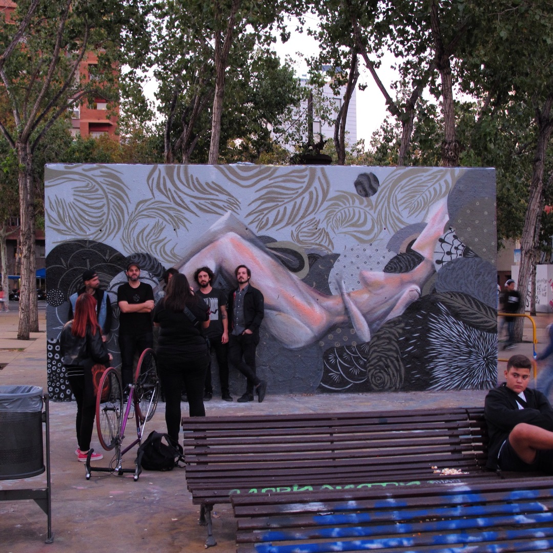 Wallspot - Rockaxson - Exiled - Barcelona - Tres Xemeneies - Graffity - Legal Walls - Il·lustració - Artist - RIM CHIARADIA