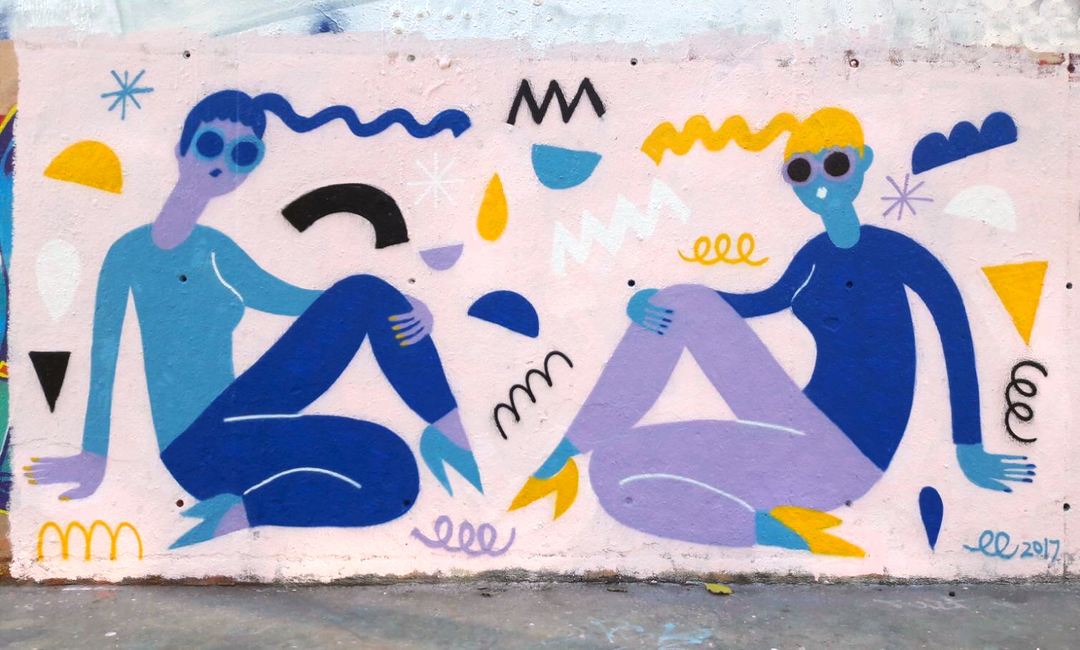 Wallspot - EmilyE - Tres Xemeneies - EmilyE - Barcelona - Tres Xemeneies - Graffity - Legal Walls - Il·lustració