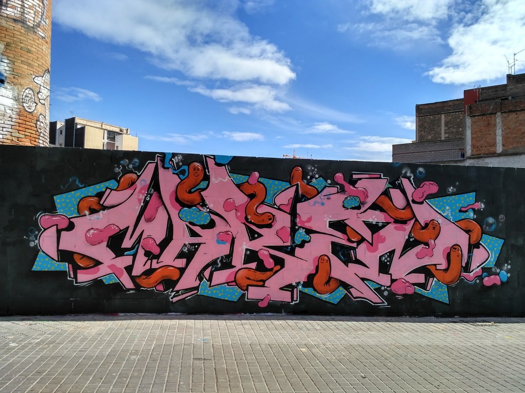 Wallspot - evalop - evalop - Proyecto 11/02/2018 - Barcelona - Poble Nou - Graffity - Legal Walls - Illustration