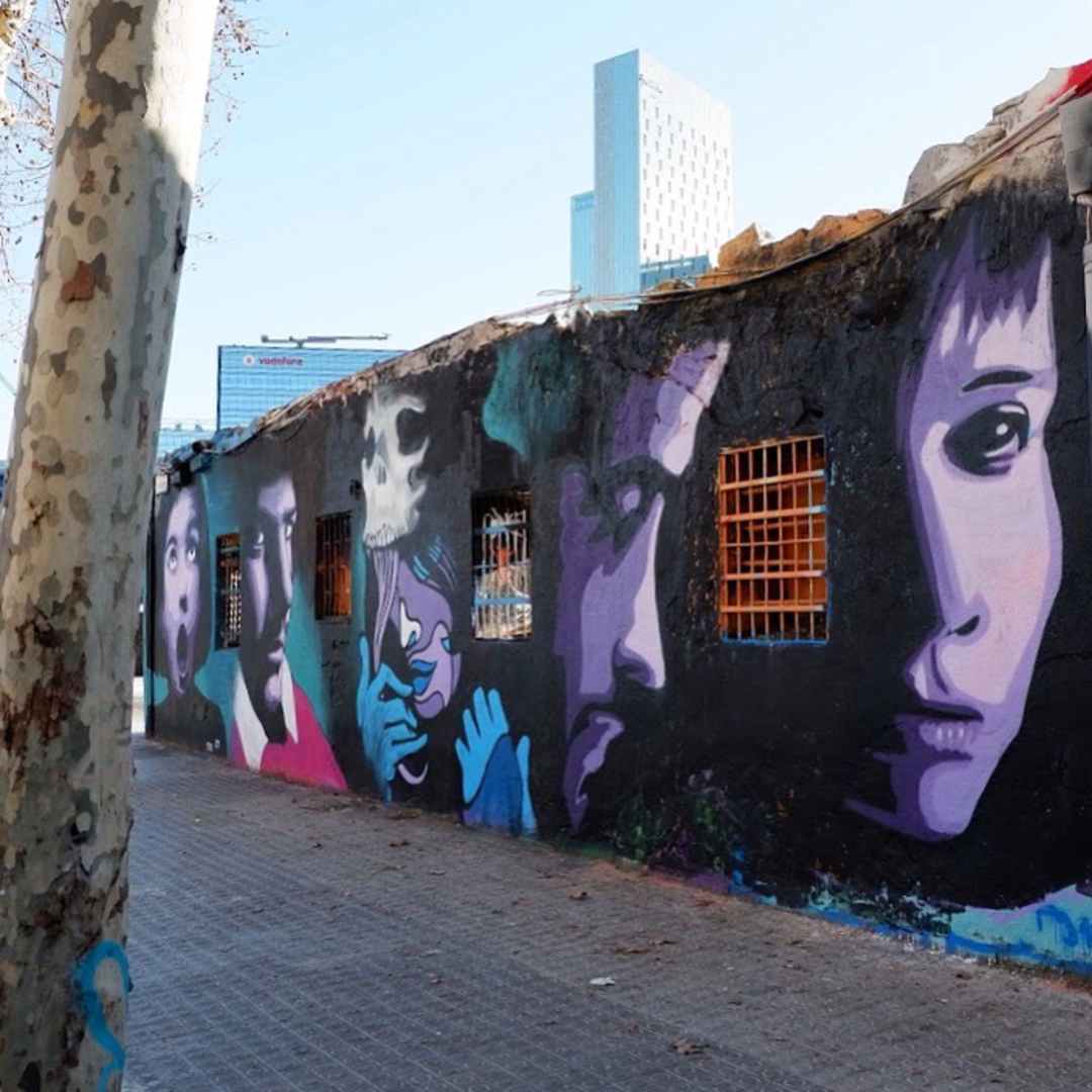 Wallspot - Rockaxson - HETEROGENEITY - Barcelona - Western Town - Graffity - Legal Walls - Il·lustració - Artist - SM 172