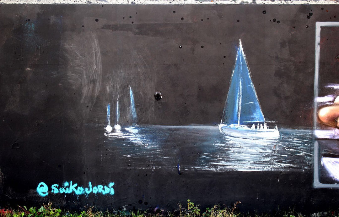 Wallspot - saiko -  - Barcelona - Forum beach - Graffity - Legal Walls - 