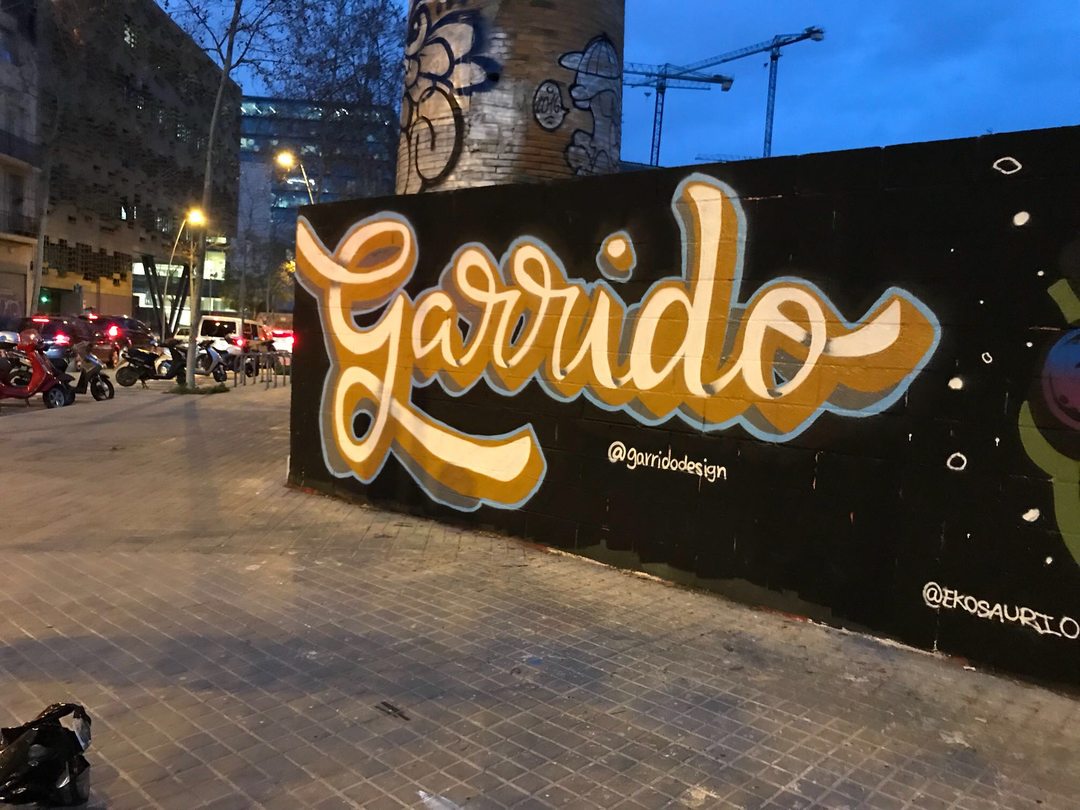 Wallspot - Garrido - Poble Nou - Barcelona - Poble Nou - Graffity - Legal Walls - Letters