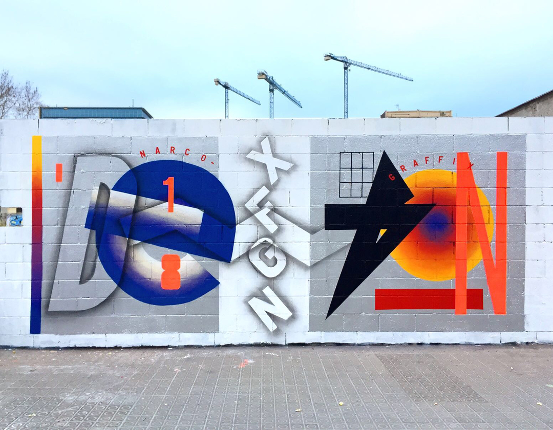 Wallspot - degon - Poble Nou - Barcelona - Poble Nou - Graffity - Legal Walls - Lletres