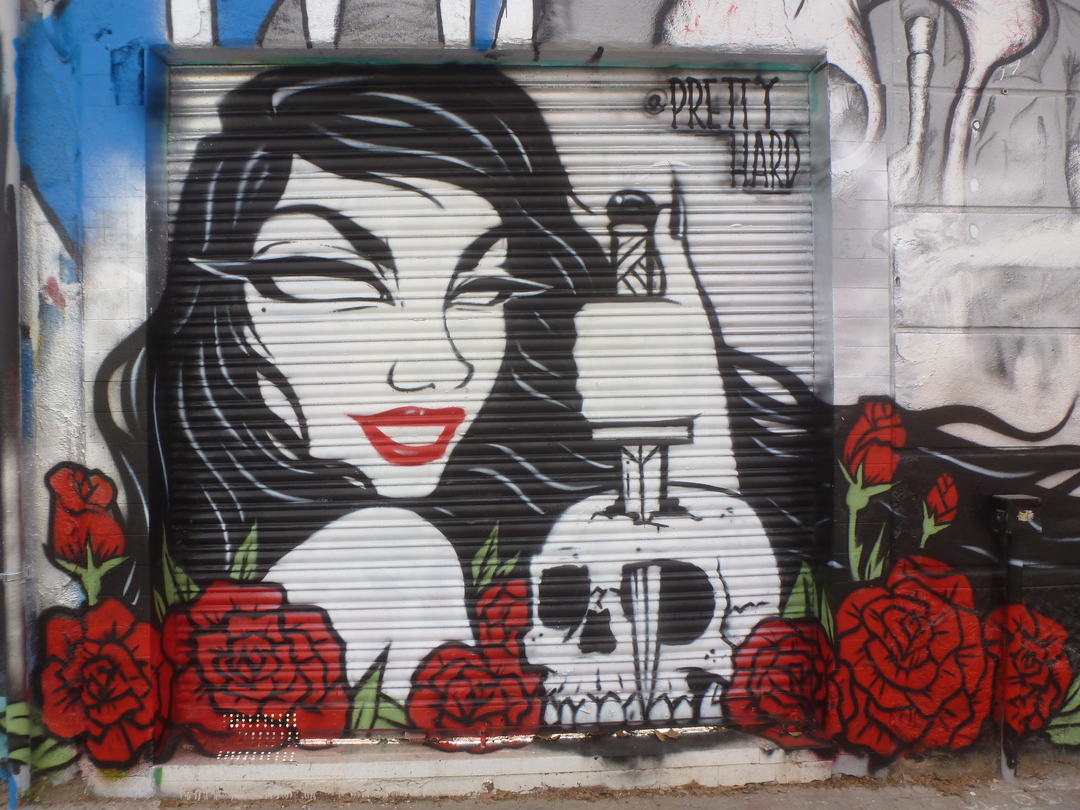 Wallspot - evalop - Pretty Hard - Barcelona - Western Town - Graffity - Legal Walls - Illustration