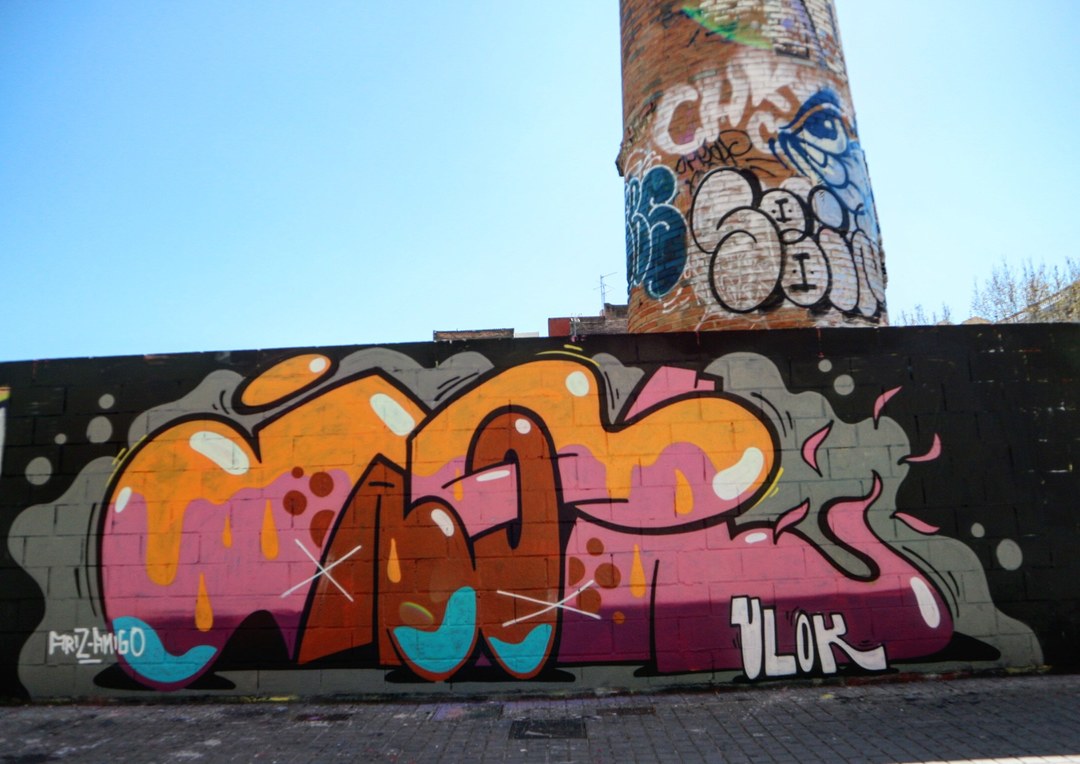 Wallspot - senyorerre3 - Art JAPONVLOK - Barcelona - Poble Nou - Graffity - Legal Walls - Il·lustració