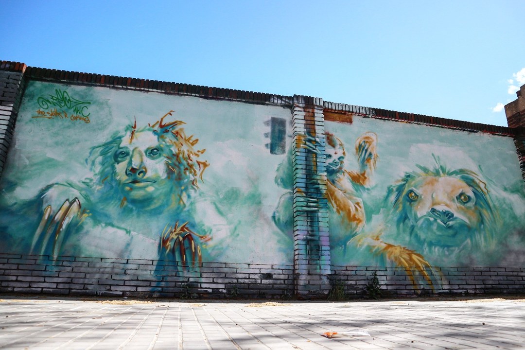 Wallspot - senyorerre3 - Art REB.MWC - Barcelona - Selva de Mar - Graffity - Legal Walls - Ilustración