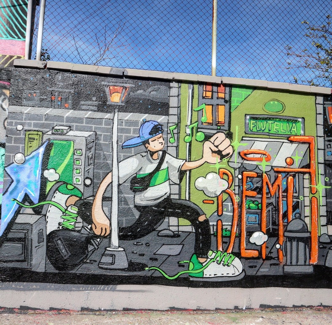 Wallspot - senyorerre3 - Art BEMIE - Barcelona - Agricultura - Graffity - Legal Walls - Il·lustració - Artist - bemie