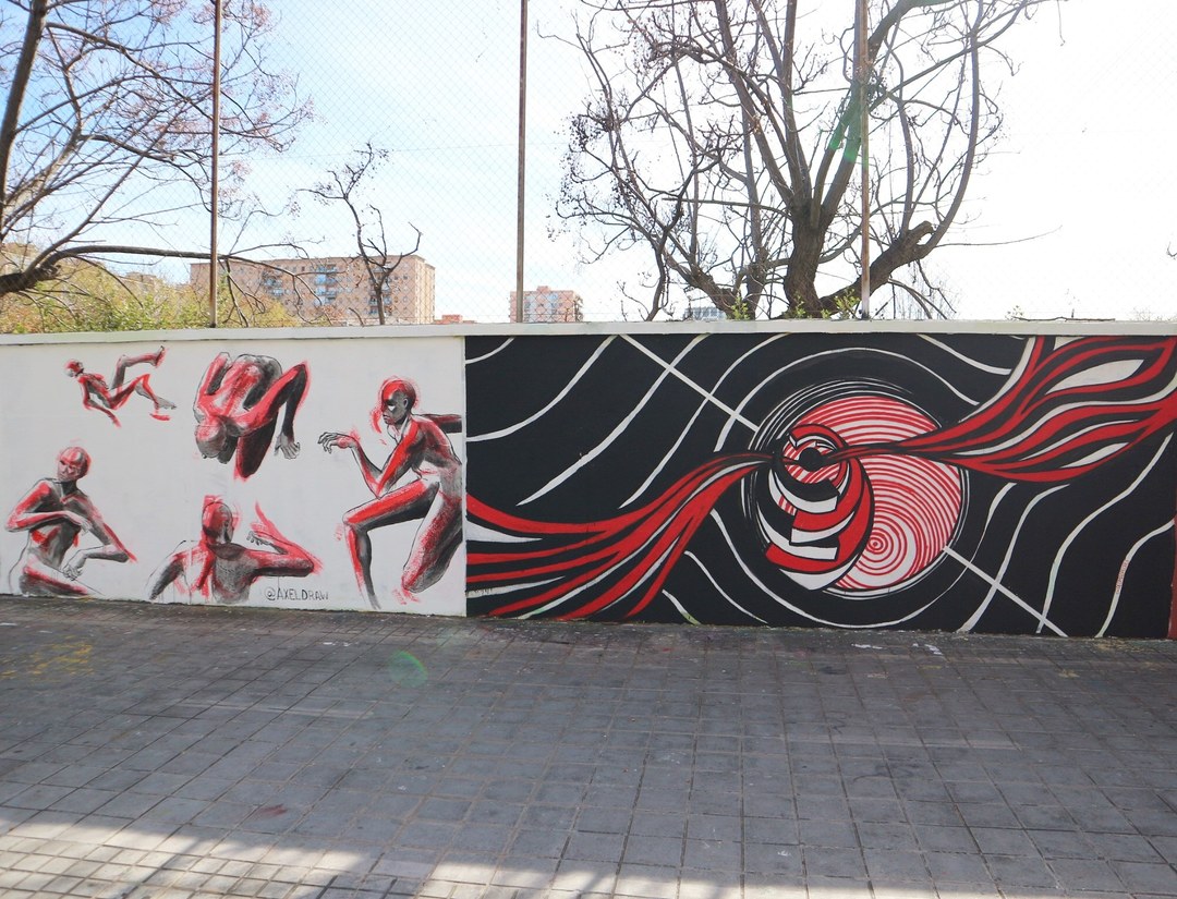 Wallspot - senyorerre3 - Art AXEL DRAW & REDMADPEOPLE - Barcelona - Agricultura - Graffity - Legal Walls - Il·lustració