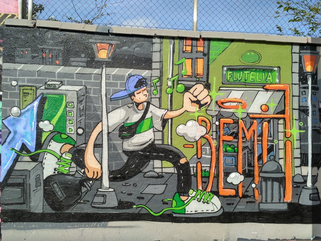Wallspot - evalop - evalop - Proyecto 05/04/2018 - Barcelona - Agricultura - Graffity - Legal Walls - Il·lustració