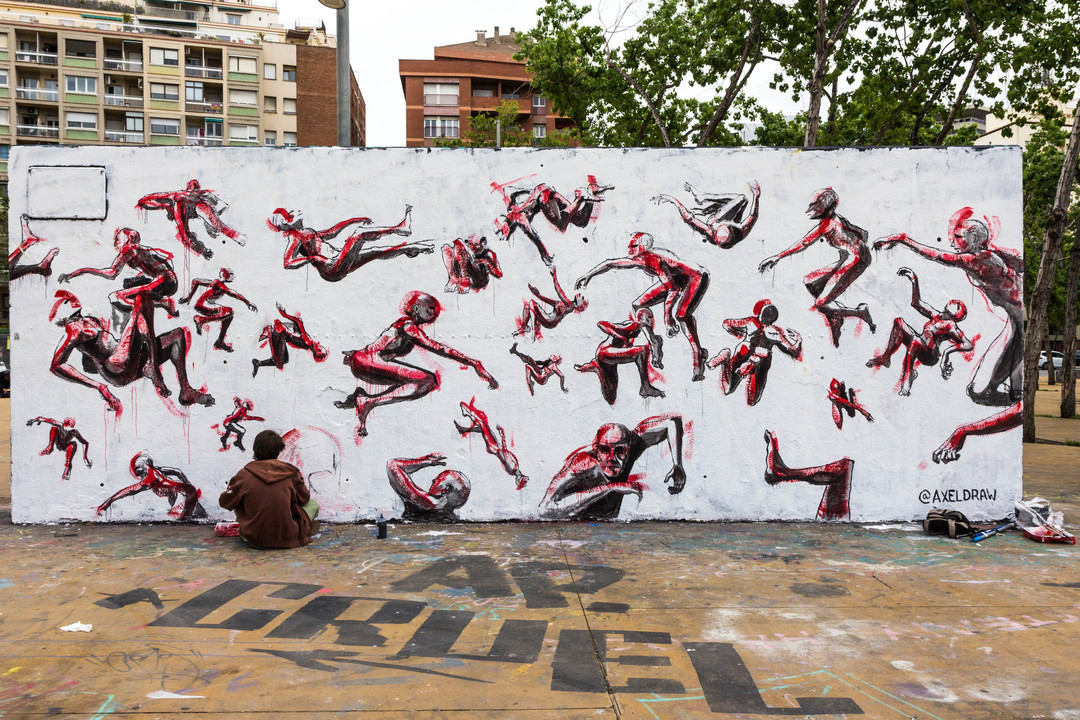 Wallspot - JOAN PIÑOL - JOAN PIÑOL - Projecte 27/05/2018 - Barcelona - Tres Xemeneies - Graffity - Legal Walls - Il·lustració - Artist - @Axeldraw