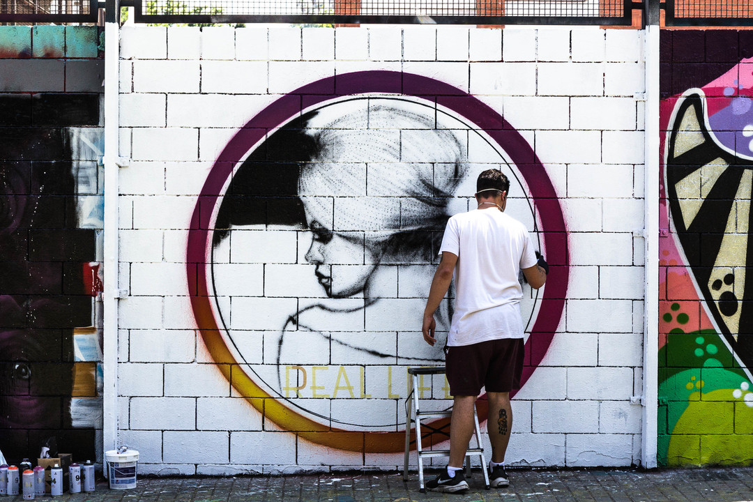 Wallspot - JOAN PIÑOL - JOAN PIÑOL - Project 29/05/2018 - Barcelona - Drassanes - Graffity - Legal Walls - Il·lustració - Artist - Joelarroyo