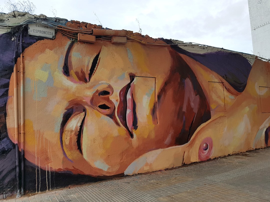 Wallspot - senyorerre3 - Art ELMANU - Barcelona - Western Town - Graffity - Legal Walls - 