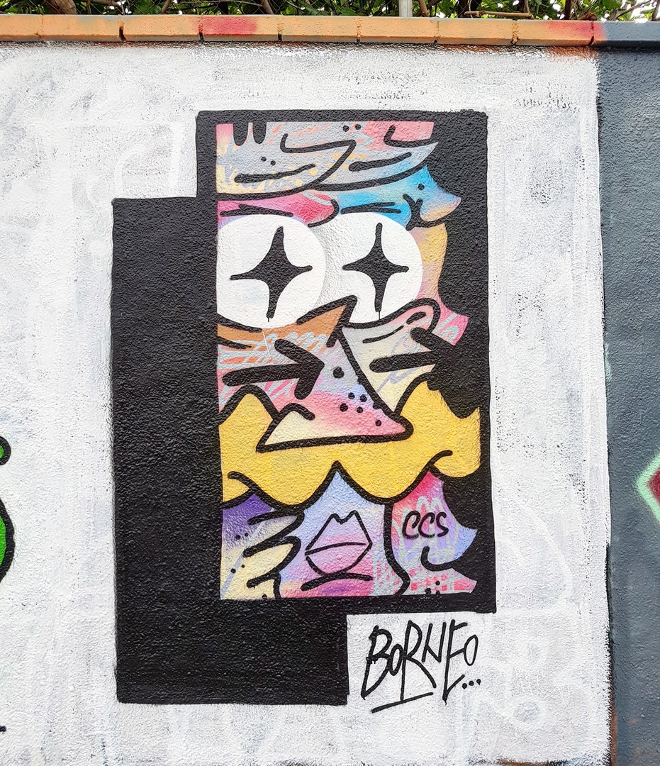 Wallspot - senyorerre3 - Art BORNEO - Barcelona - Agricultura - Graffity - Legal Walls -  - Artist - Borneo Modofoker