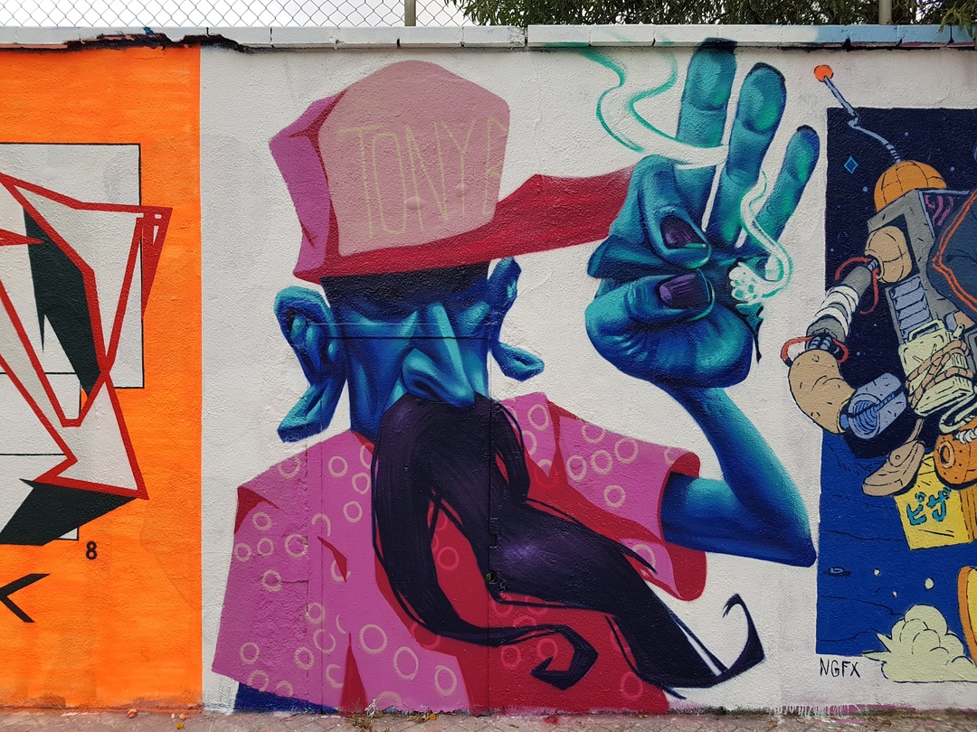 Wallspot - senyorerre3 - Art  TONY BOY - Barcelona - Agricultura - Graffity - Legal Walls -  - Artist - Tony-b