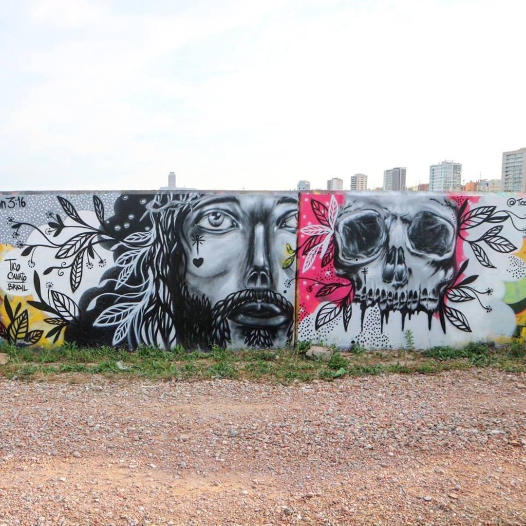 Wallspot - senyorerre3 - Art TICO CANATO - Barcelona - Forum beach - Graffity - Legal Walls -  - Artist - tico canato