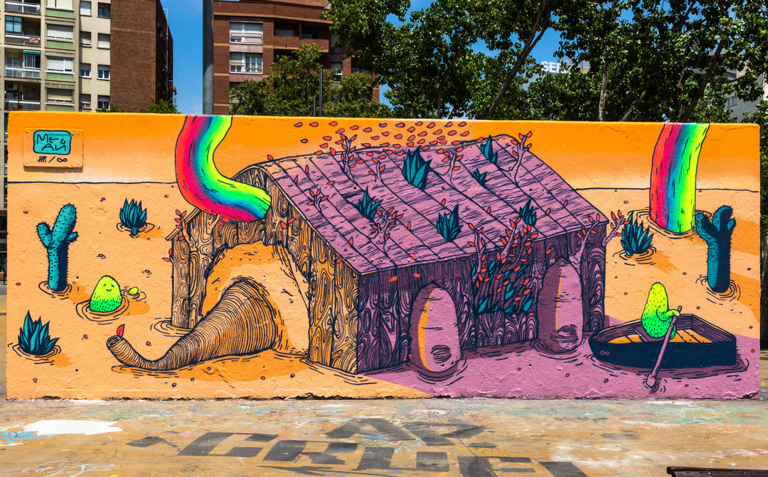 Wallspot - JOAN PIÑOL - JOAN PIÑOL - Projecte 22/06/2018 - Barcelona - Drassanes - Graffity - Legal Walls - Il·lustració