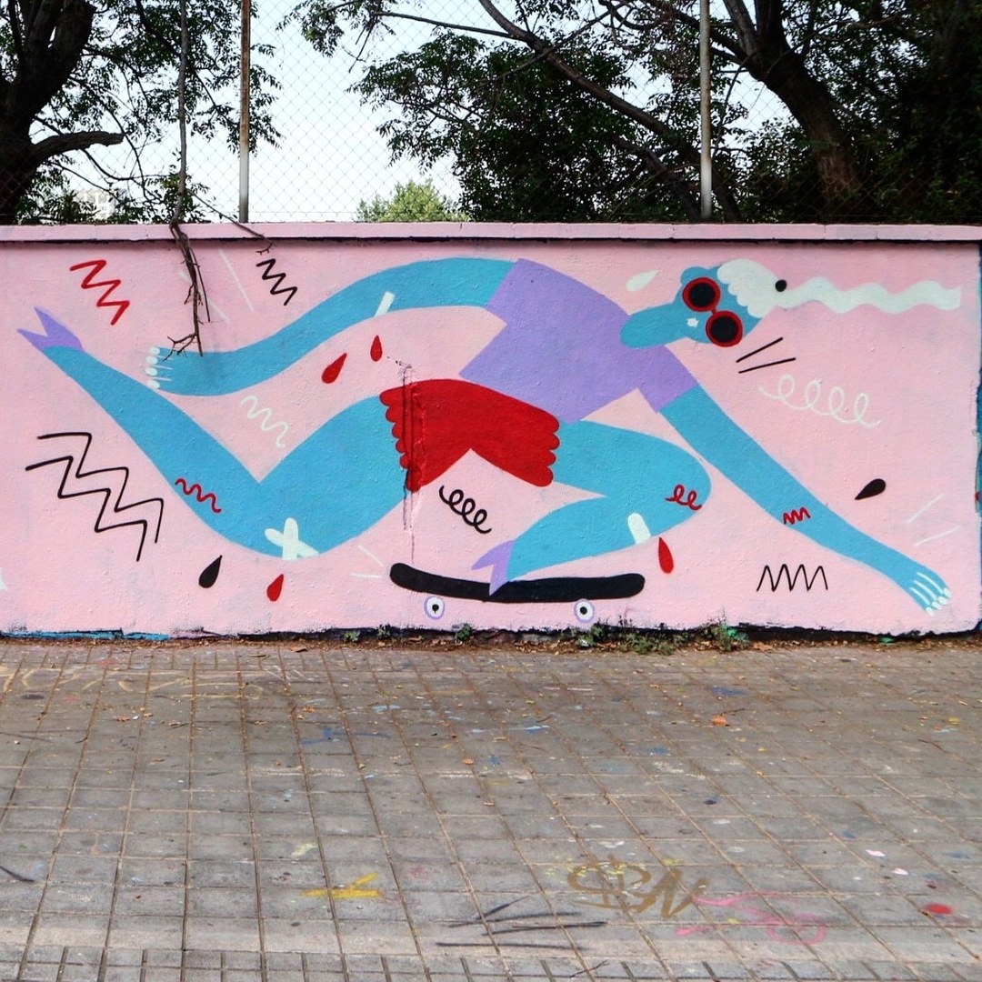 Wallspot - senyorerre3 - Art EMILY ELDRIDGE - Barcelona - Agricultura - Graffity - Legal Walls - Il·lustració - Artist - EmilyE