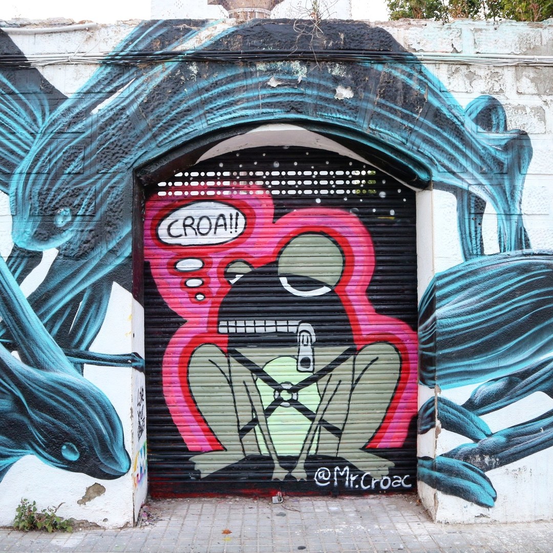 Wallspot - senyorerre3 - Art Mr.CROAC - Barcelona - Western Town - Graffity - Legal Walls - Illustration