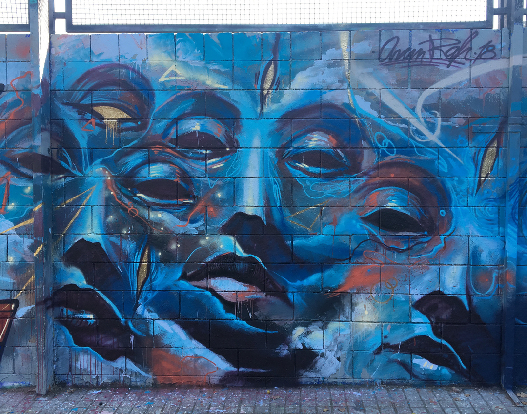 Wallspot - Aram'rah - Drassanes - Aram'rah - Barcelona - Drassanes - Graffity - Legal Walls - Il·lustració
