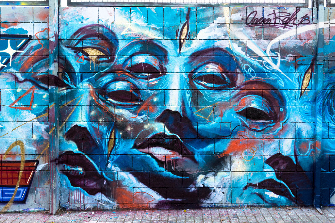 Wallspot - JOAN PIÑOL - ARAM RAH - Barcelona - Drassanes - Graffity - Legal Walls - Ilustración - Artist - Aram'rah