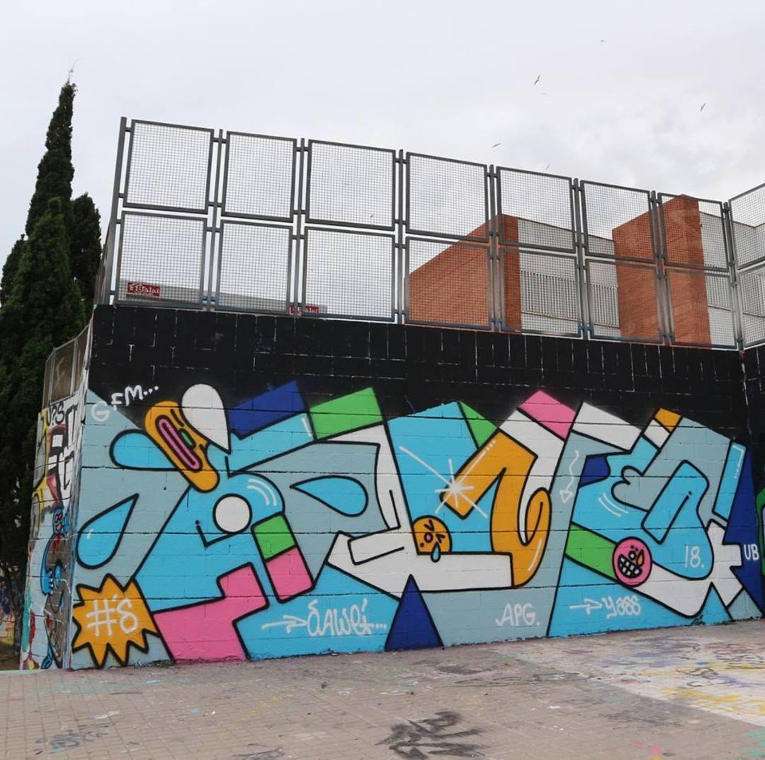 Wallspot - senyorerre3 - Art SAWE - Barcelona - Drassanes - Graffity - Legal Walls - Il·lustració