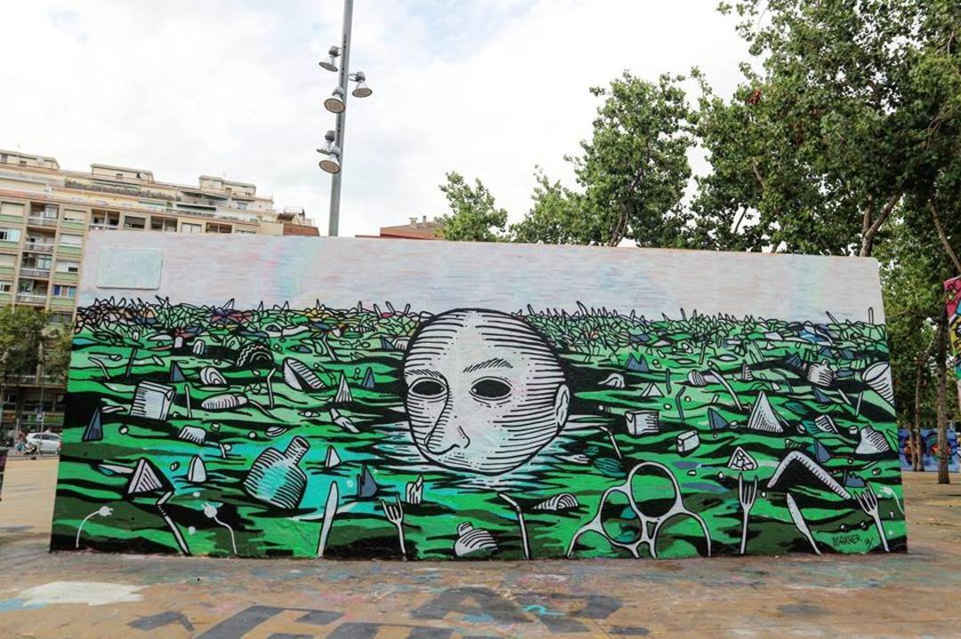 Wallspot - senyorerre3 - Art DISAIKNER - Barcelona - Tres Xemeneies - Graffity - Legal Walls - 