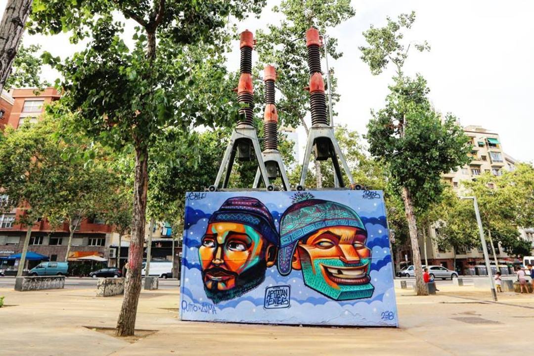 Wallspot - senyorerre3 - Art APITATAN & ENTES - Barcelona - Tres Xemeneies - Graffity - Legal Walls - 