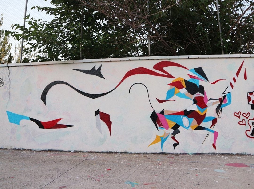 Wallspot - senyorerre3 - Art KEIS - Barcelona - Agricultura - Graffity - Legal Walls - Il·lustració