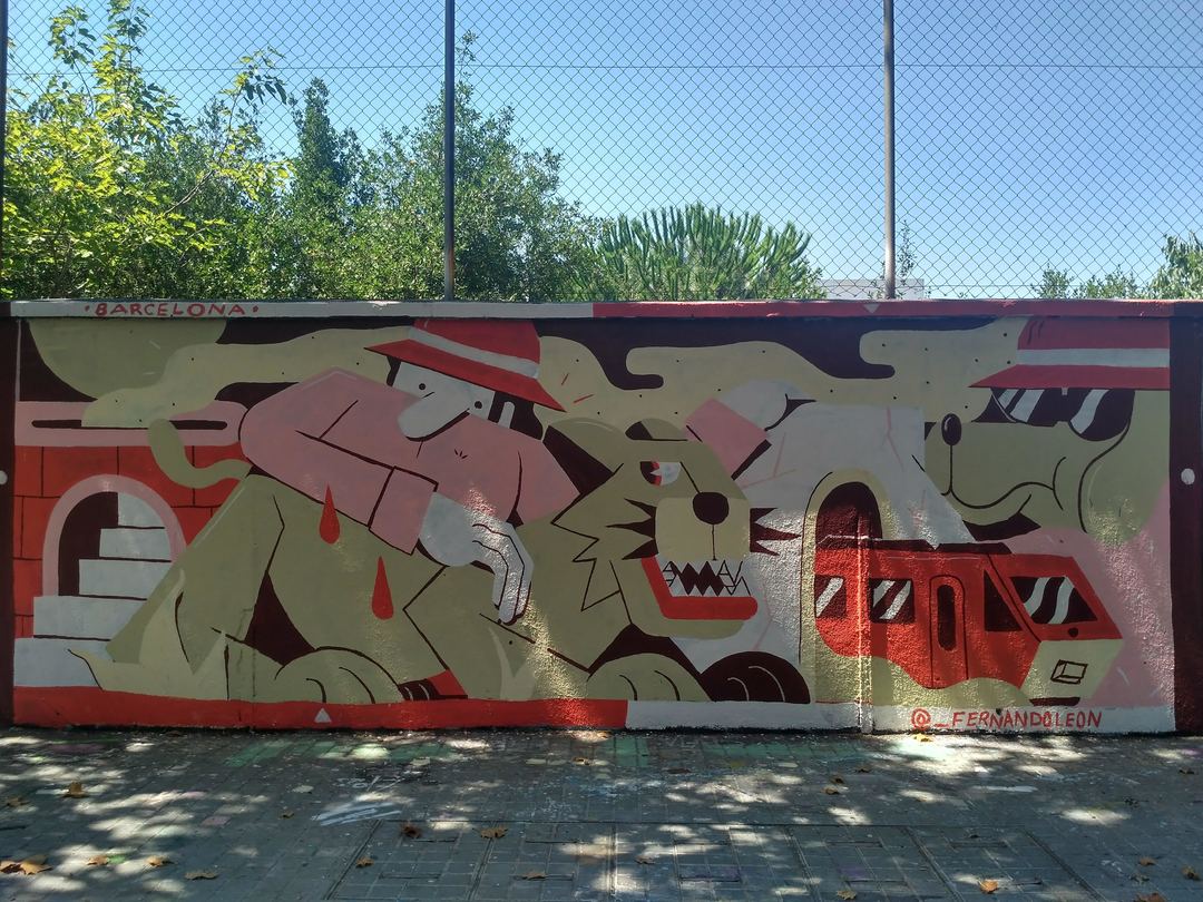 Wallspot - evalop - evalop - Project 19/07/2018 - Barcelona - Agricultura - Graffity - Legal Walls - Illustration - Artist - Fernando Leon