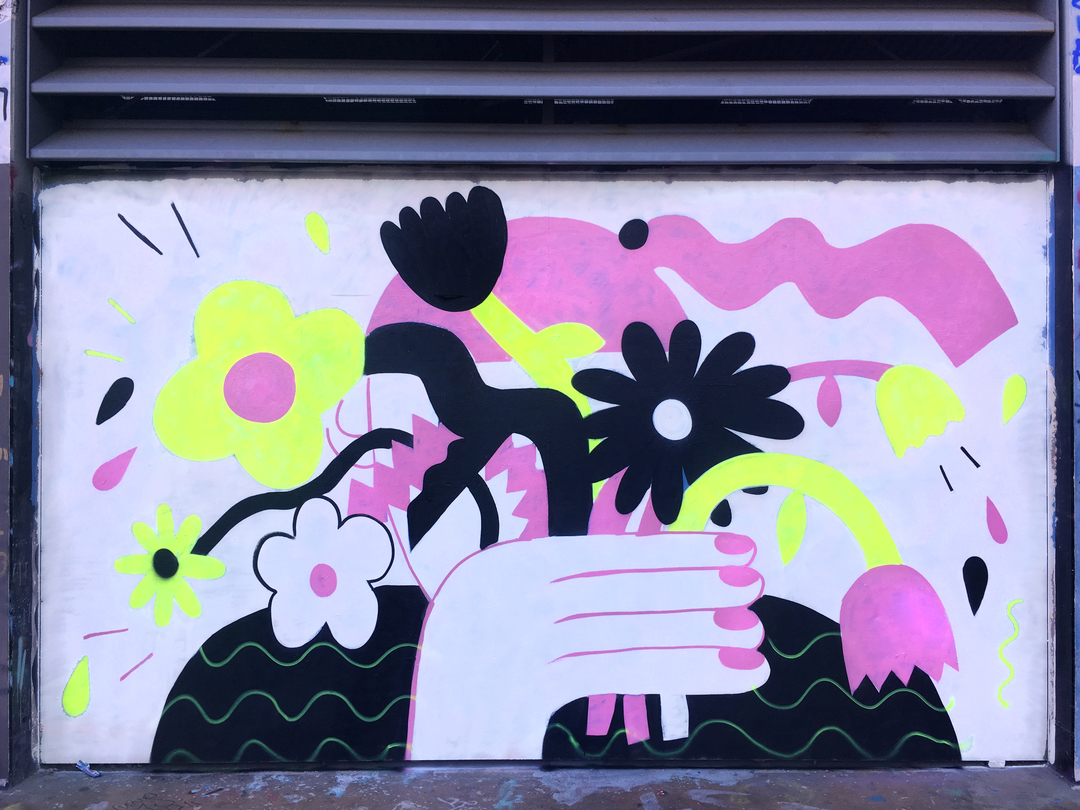 Wallspot - EmilyE - Tres Xemeneies - EmilyE - Barcelona - Tres Xemeneies - Graffity - Legal Walls - Il·lustració