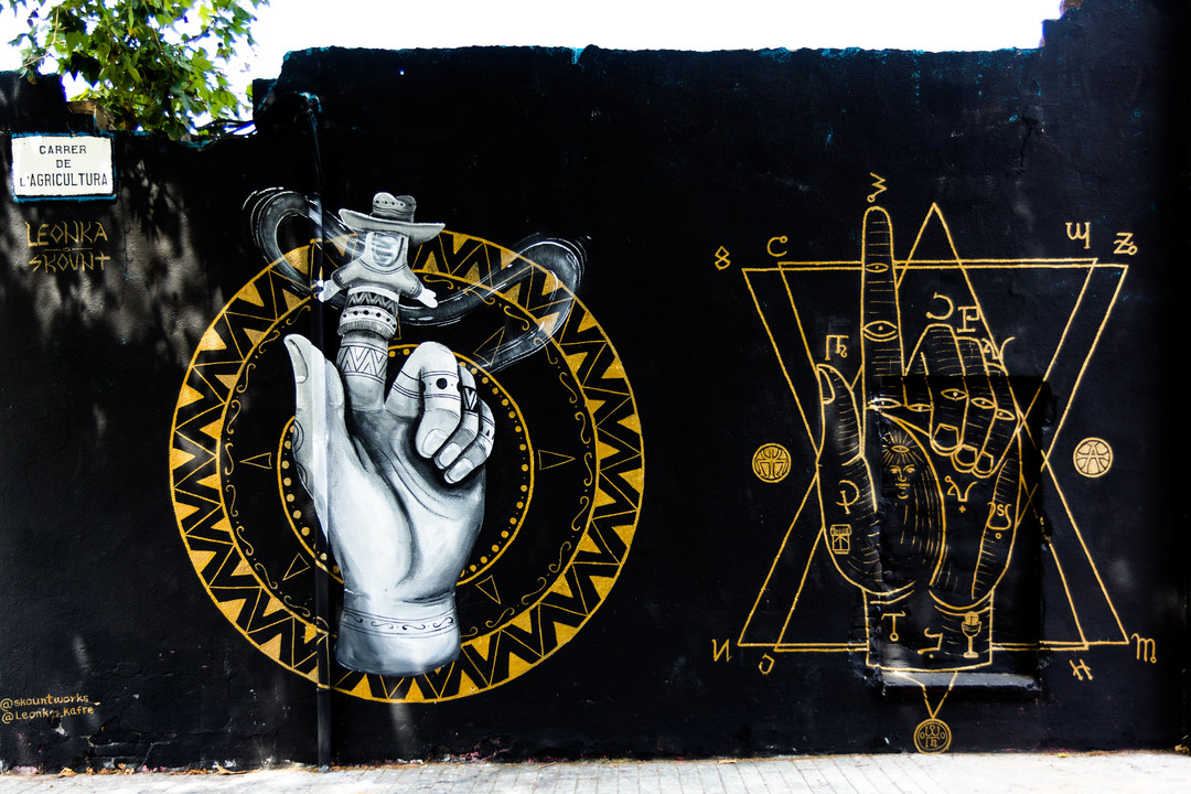 Wallspot - JOAN PIÑOL - LEONKA I SKOUNT - Barcelona - Agricultura - Graffity - Legal Walls - Ilustración