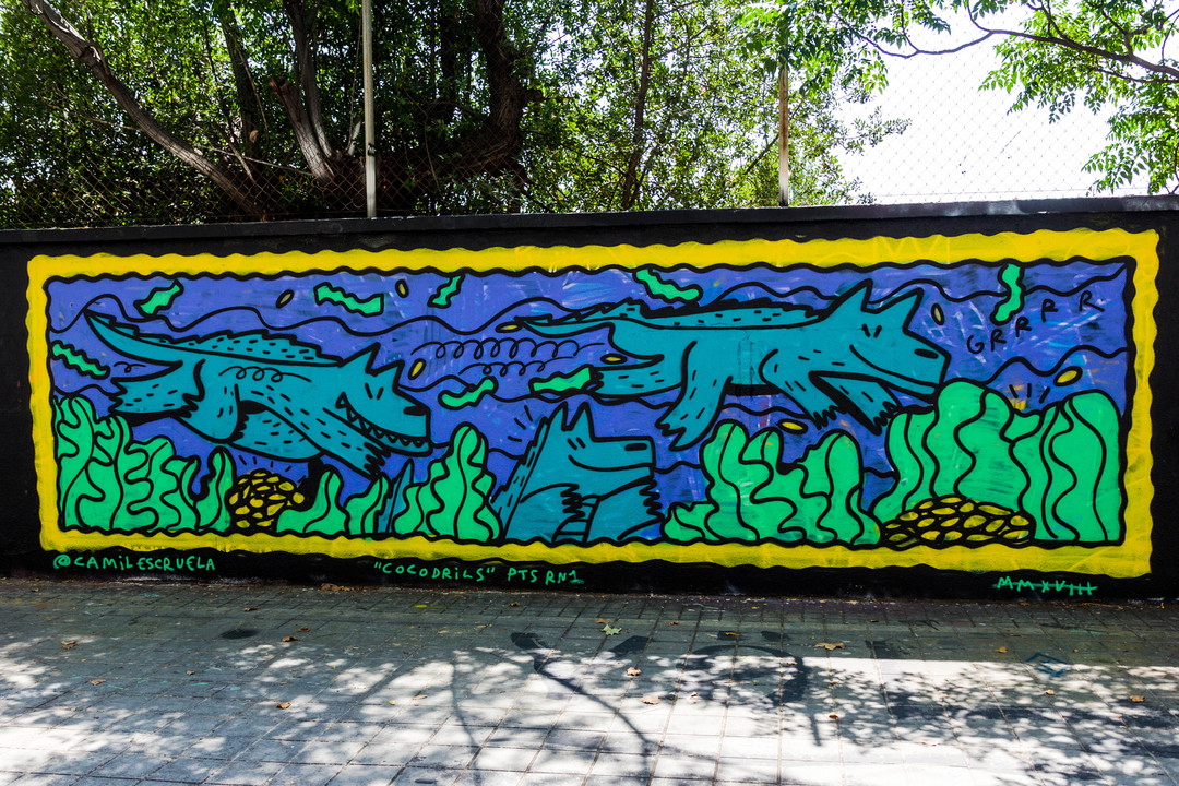 Wallspot - JOAN PIÑOL - CAMIL ESCRUELA - Barcelona - Agricultura - Graffity - Legal Walls - Ilustración - Artist - kamil escruela