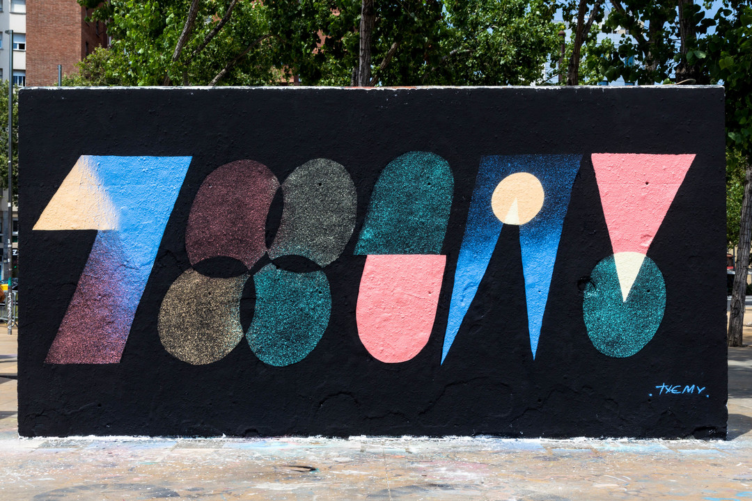 Wallspot - JOAN PIÑOL - TXEMY - Barcelona - Tres Xemeneies - Graffity - Legal Walls - Ilustración - Artist - txemy