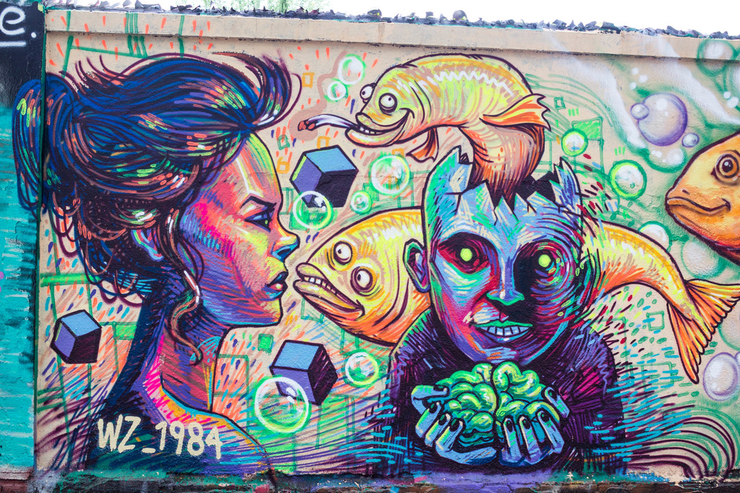 Wallspot - JOAN PIÑOL - WZ_1984 I DERZ - Barcelona - Agricultura - Graffity - Legal Walls - Ilustración