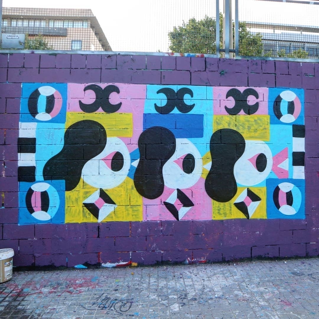 Wallspot - senyorerre3 - Art OSIER - Barcelona - Drassanes - Graffity - Legal Walls - Lletres, Il·lustració