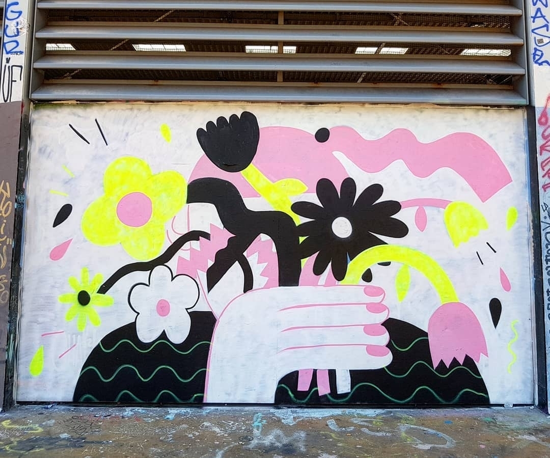 Wallspot - senyorerre3 - Art EMILY ELDRIDGE - Barcelona - Tres Xemeneies - Graffity - Legal Walls - 