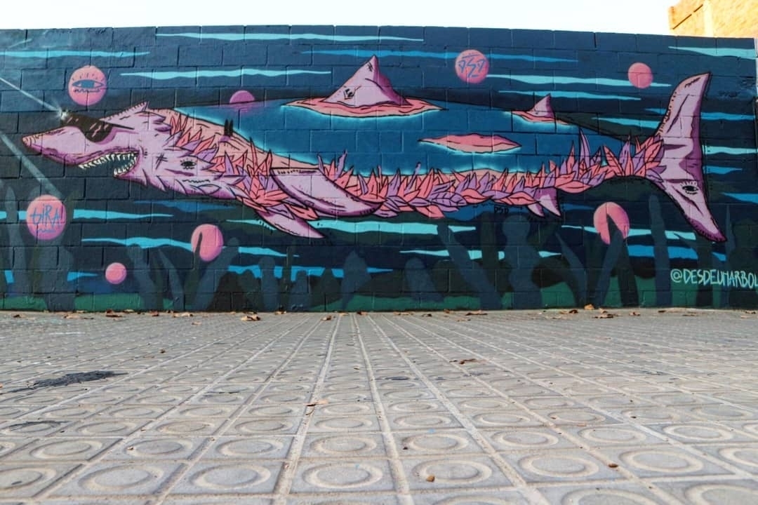 Wallspot - senyorerre3 - Art DESDEUNARBOL - Barcelona - Poble Nou - Graffity - Legal Walls - Il·lustració