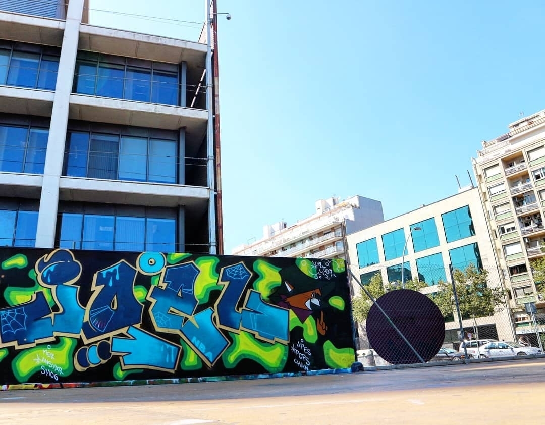 Wallspot - senyorerre3 - Art EL JOEL - Barcelona - Tres Xemeneies - Graffity - Legal Walls - Lletres